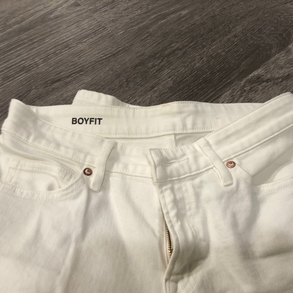 MUJI STRETCHY DENIM BOYFRIEND FIT PANTS 25 - Picture 5 of 8